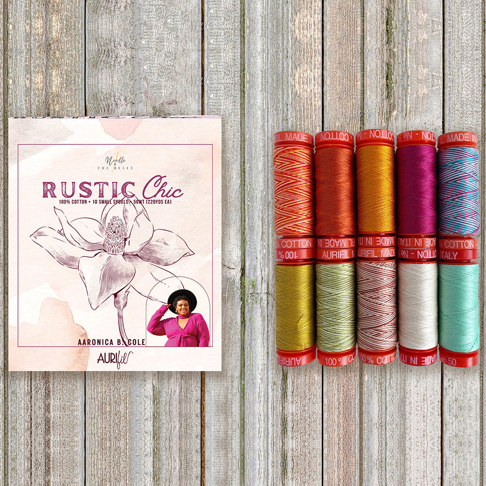 Aurifil Rustic Chic 10 Spool Thread Collection