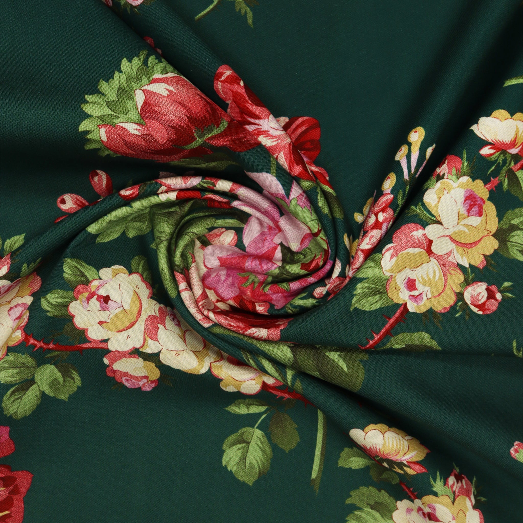 Promise Me 108" Quilt Backing - Rose Garden Peacock