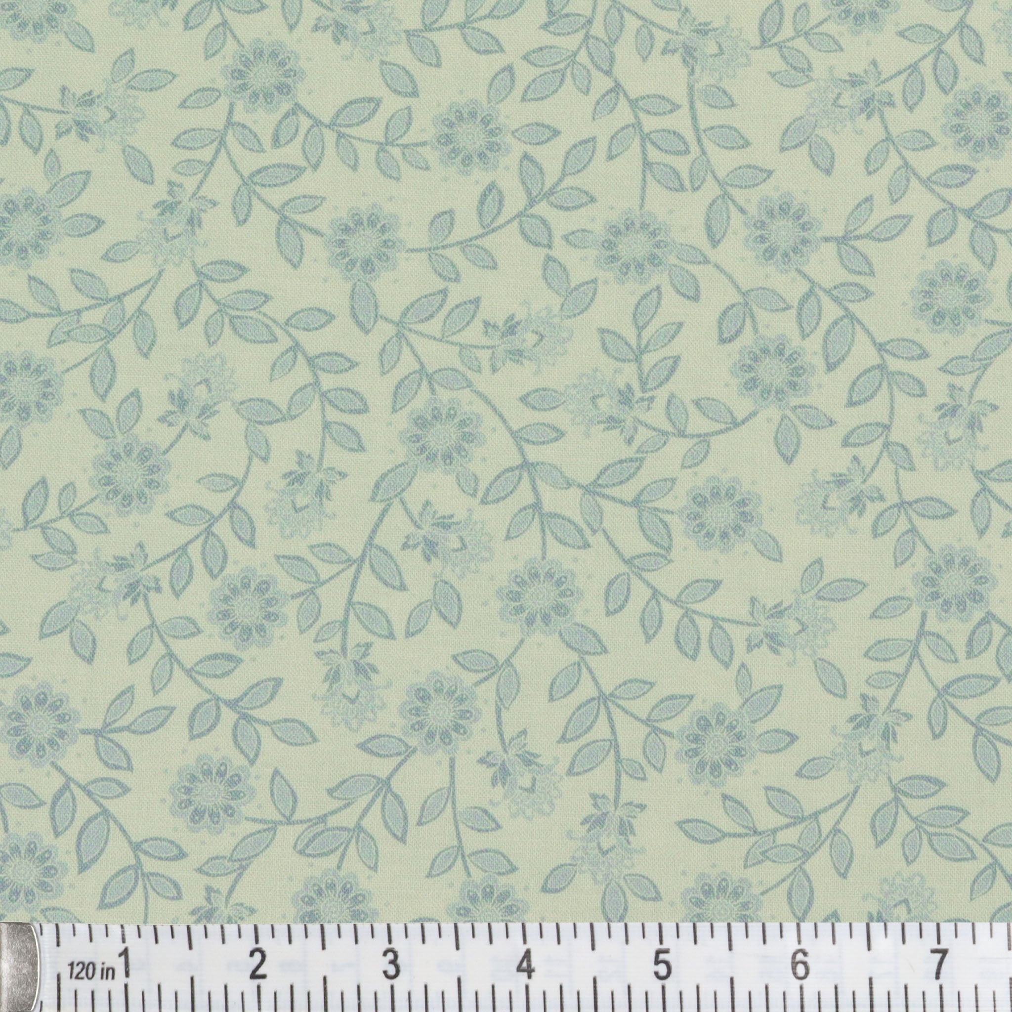 Backings & Basics 108" Wide Quilt Backing Fabric Collection - Field Floral Denim