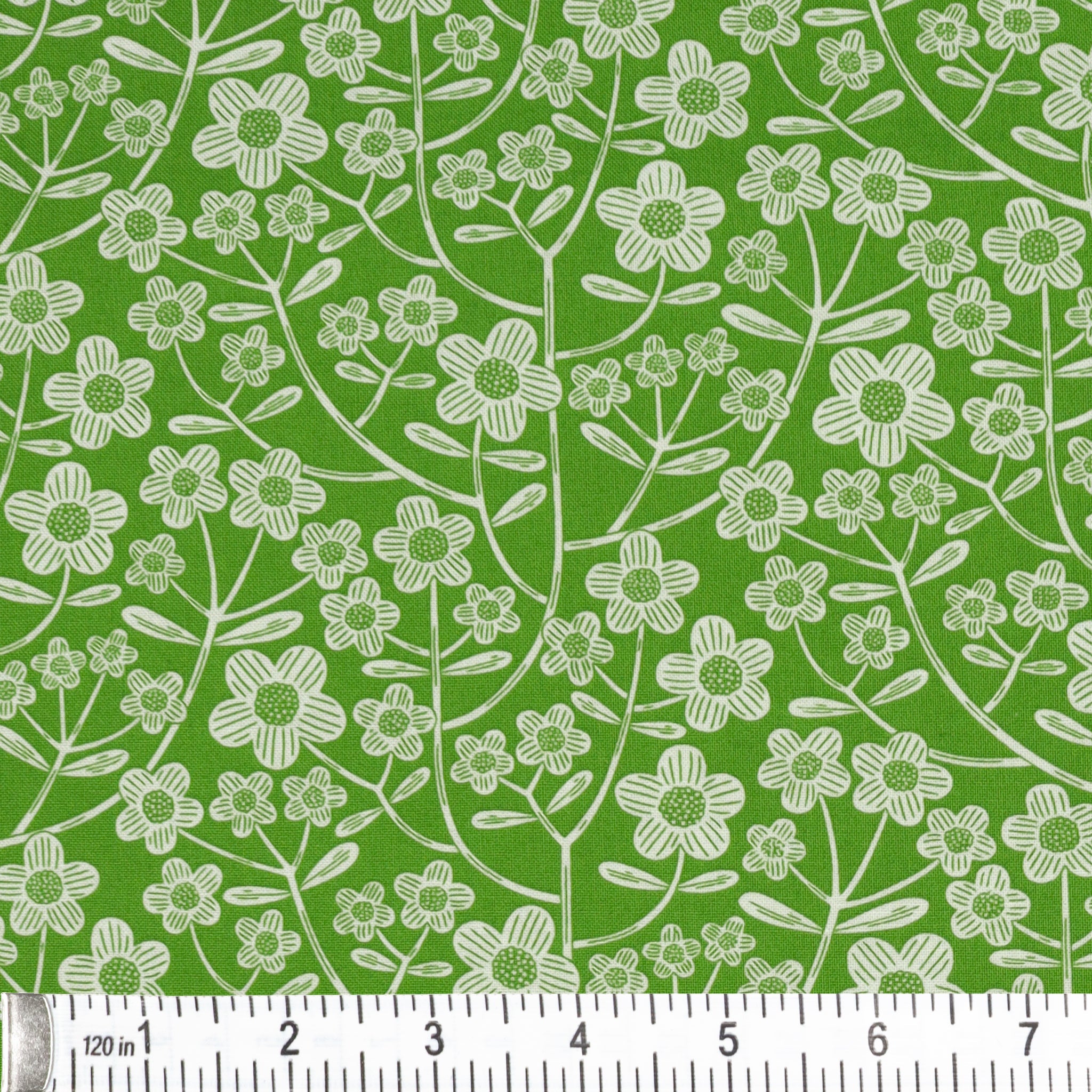 Blooming Color 2 108" Quilt Backing - Brynn Green