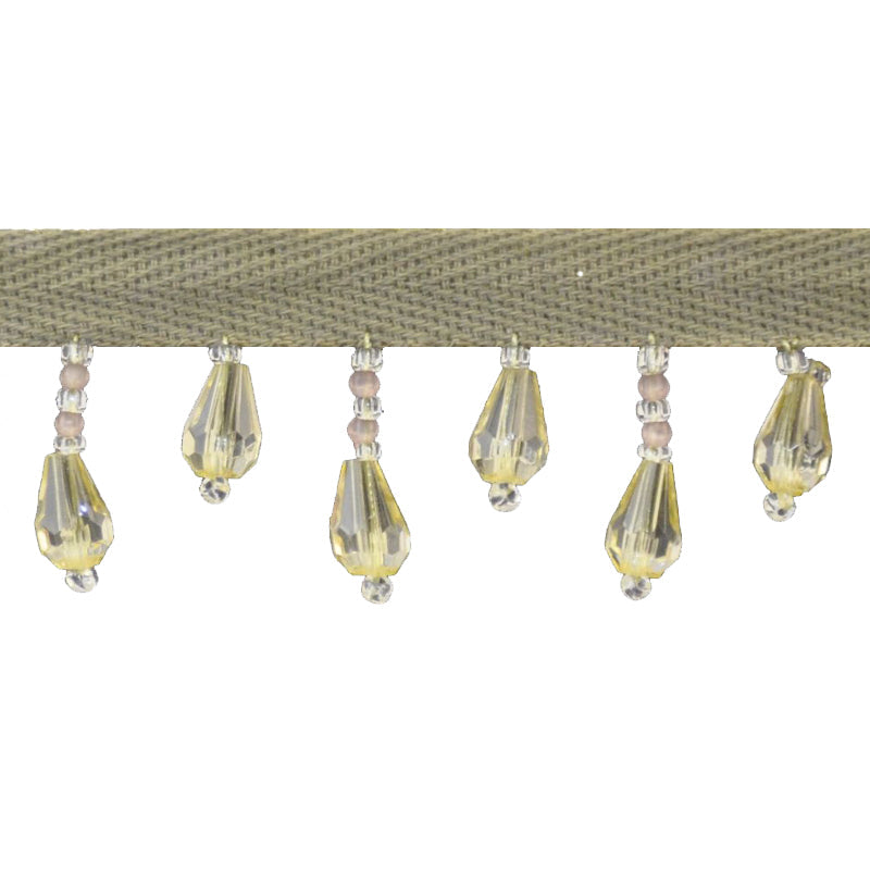 Beaded Fringe - 1 1/2" width (15 Yard Roll) - BB-902-63 Moss Green