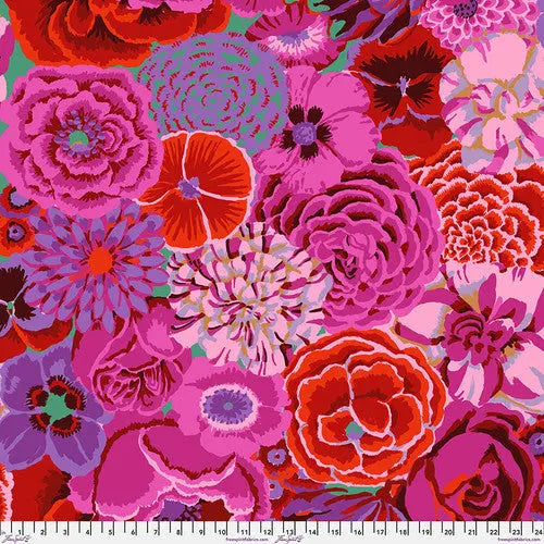 Bekah Magenta Cotton Wideback Fabric per yard