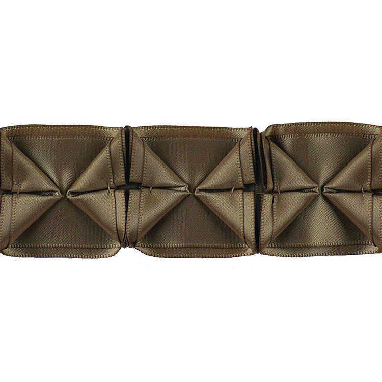 Belagio Enterprises - 1 1/2" Width Box Pleated Ribbon (10 Yard Roll) - BF-1306-66 Chocolate