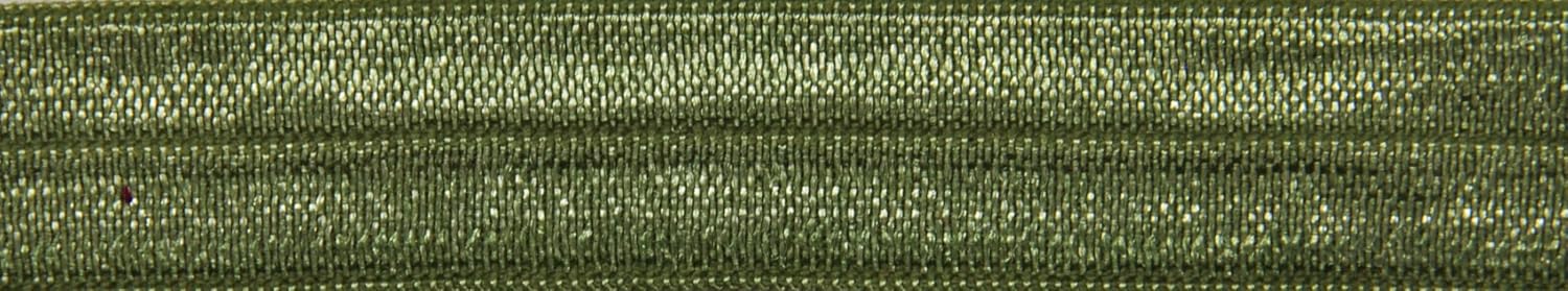 Belagio Enterprises - 1/2" width Fold-Over Elastic Ribbon (50 Yard Roll) - BE-305-63 Green