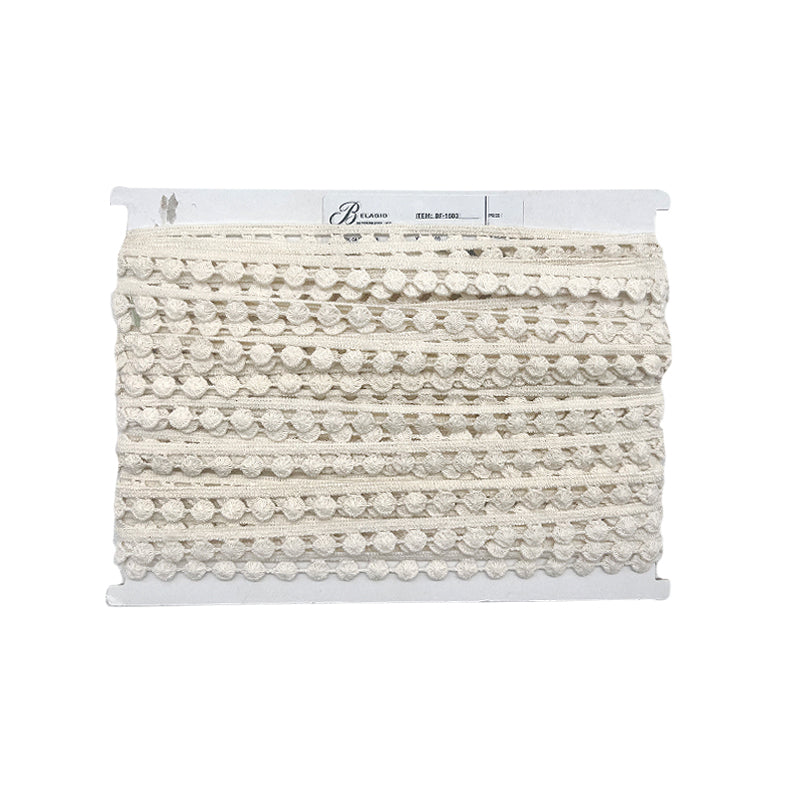 Belagio Enterprises - 1 3/8" Width Cotton Lace Trim (10 Yard Roll) - BF-1603