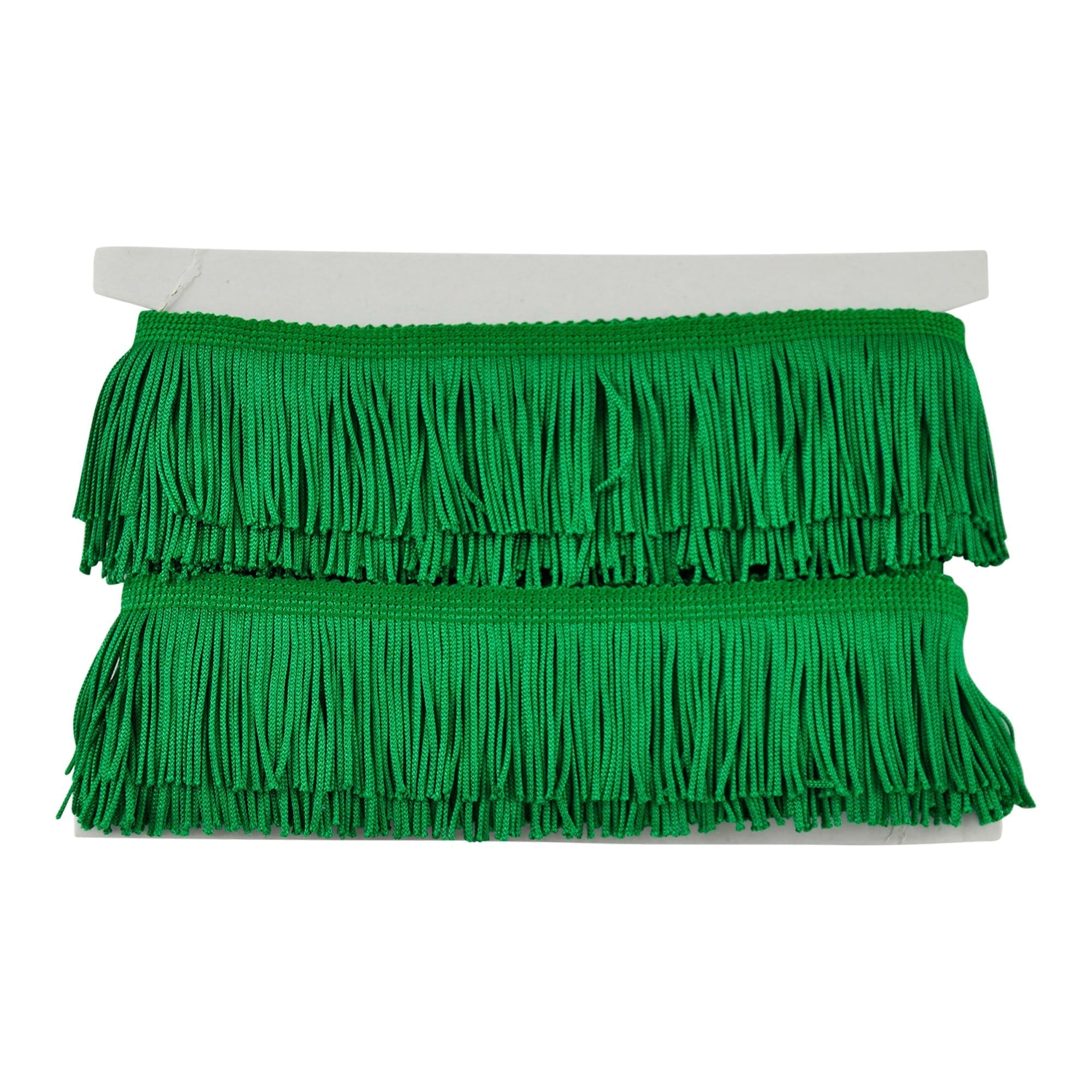 Belagio Enterprises - 2-inch Chainette Fringe (10 Yard Roll) - P-7043-15 Emerald Green