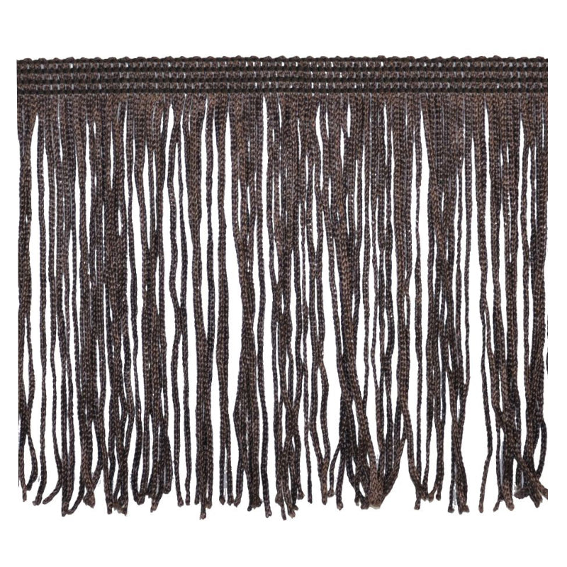 Belagio Enterprises - 4-inch Chainette Fringe (10 Yard Roll) - P-7044-06 Brown