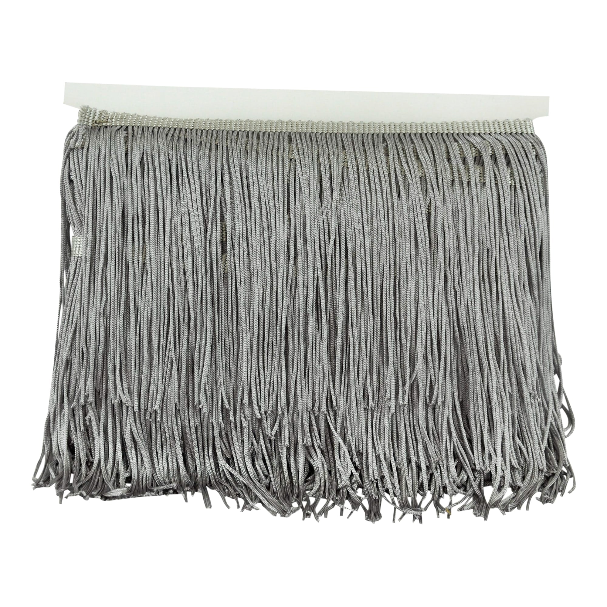 Belagio Enterprises - 4-inch Chainette Fringe (10 Yard Roll) - P-7044-11 Silver