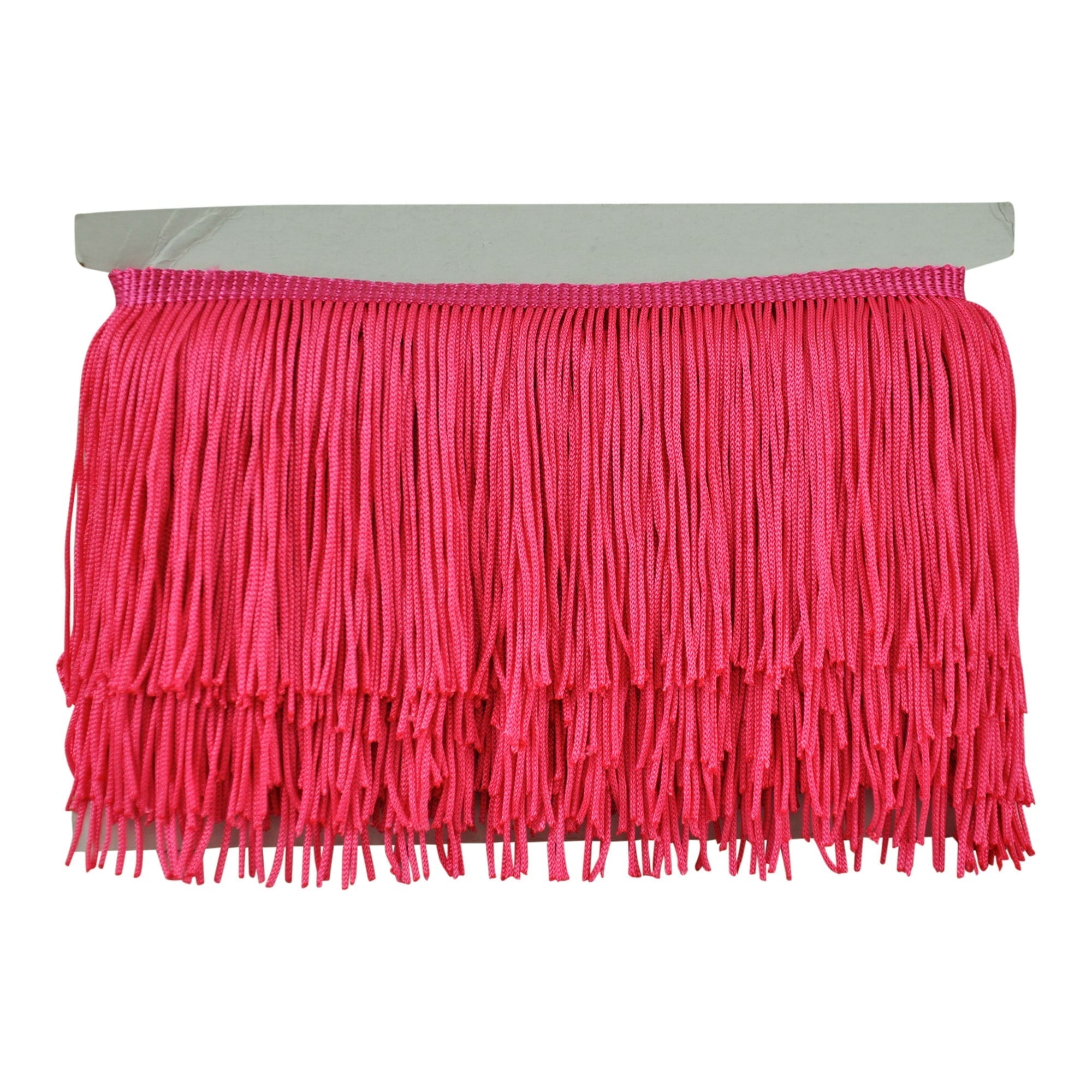 Belagio Enterprises - 4-inch Chainette Fringe (10 Yard Roll) - P-7044-142 Hot Pink