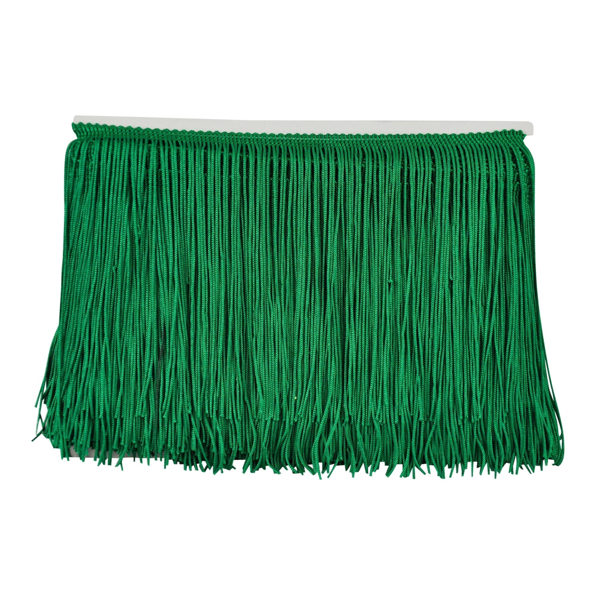 Belagio Enterprises - 4-inch Chainette Fringe (10 Yard Roll) - P-7044-15 Emerald Green