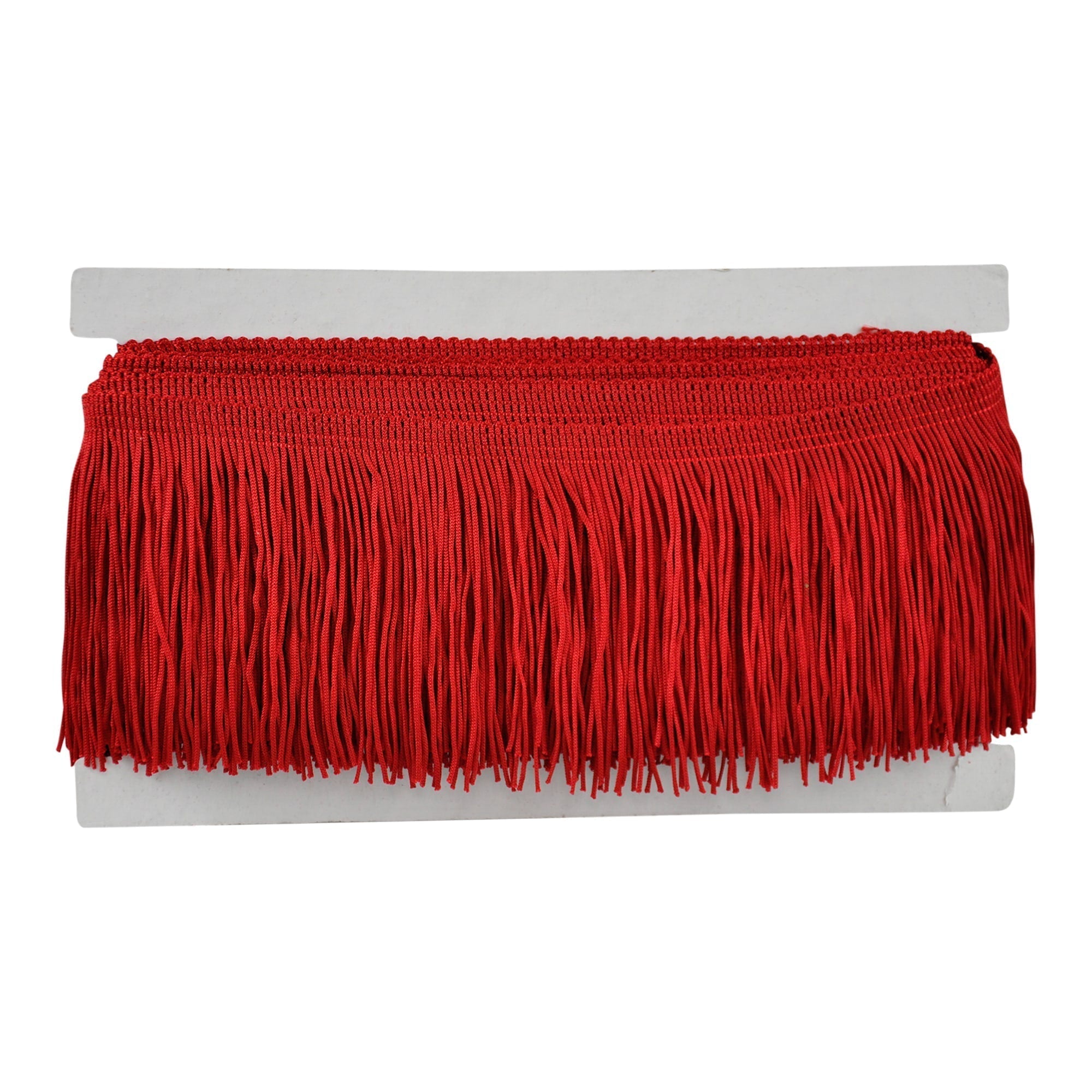 Belagio Enterprises - 4-inch Chainette Fringe (10 Yard Roll) - P-7044-22 Red