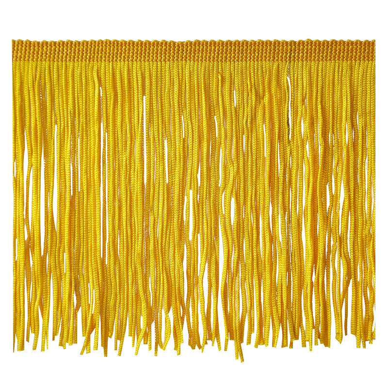 Belagio Enterprises - 4-inch Chainette Fringe (10 Yard Roll) - P-7044-29 Yellow