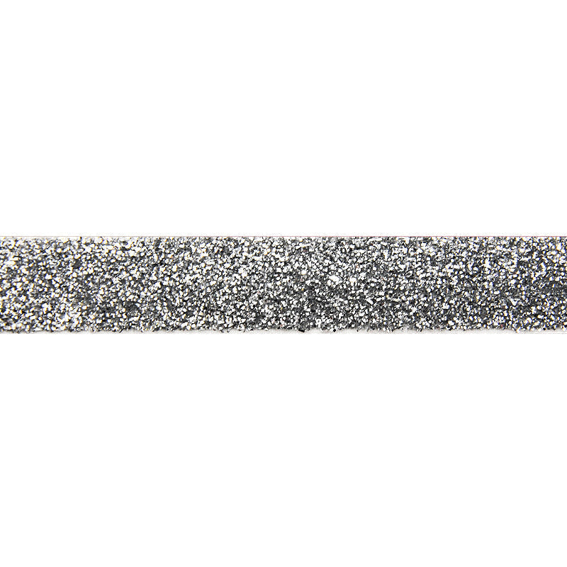 Belagio Enterprises - 5/8" width Glitz and Glamour Elastic Ribbon (20 Yard Roll) - BE-306-11 Silver