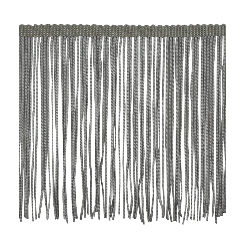 Belagio Enterprises - 6-inch Chainette Fringe (10 Yard Roll) - P-7045-11 Silver