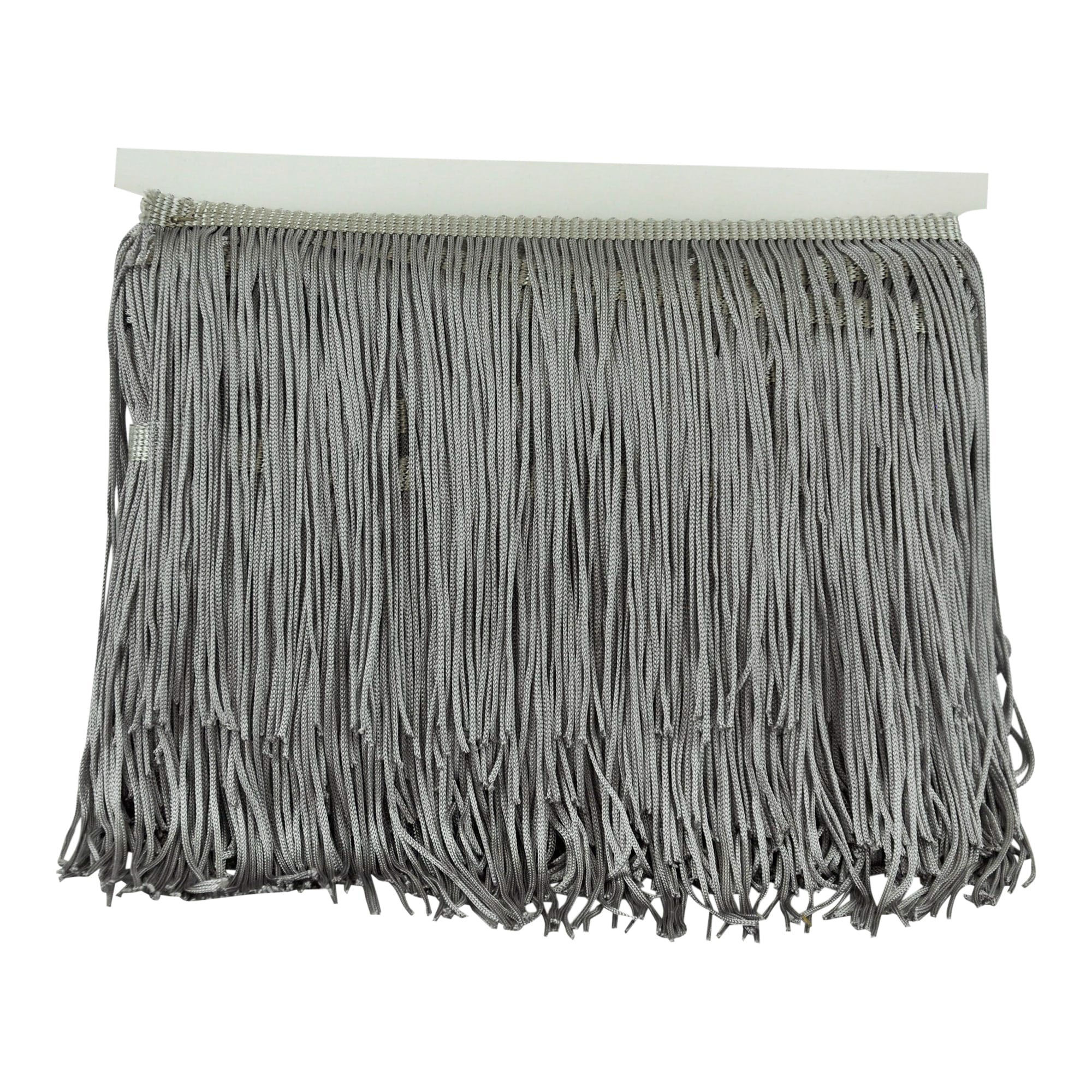 Belagio Enterprises - 6-inch Chainette Fringe (10 Yard Roll) - P-7045-11 Silver