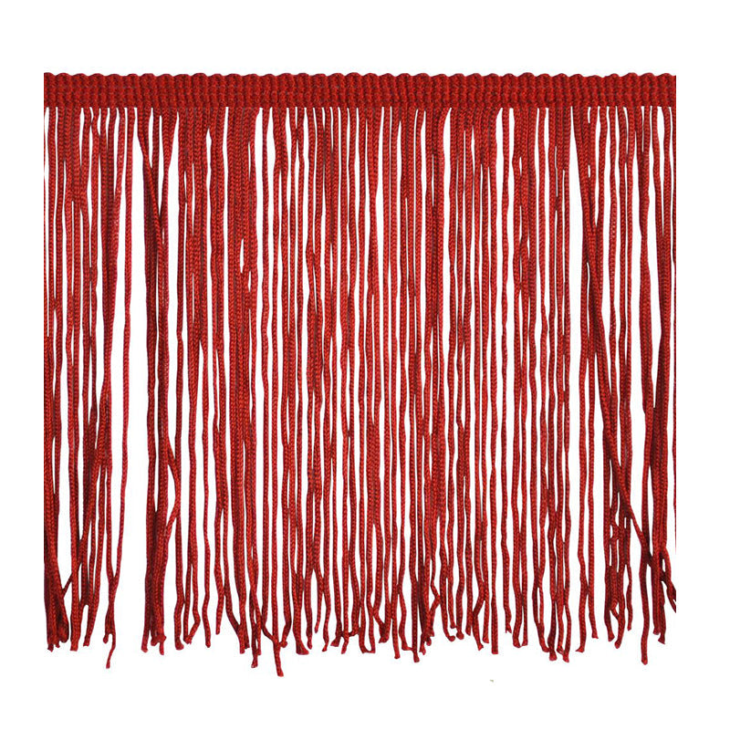 Belagio Enterprises - 6-inch Chainette Fringe (10 Yard Roll) - P-7045-22 Red