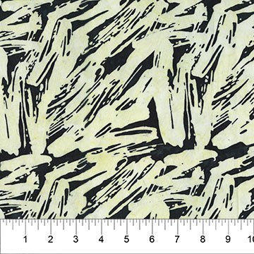 Black Brushstroke Celebration Cotton 44/45 Fabric Per Yard