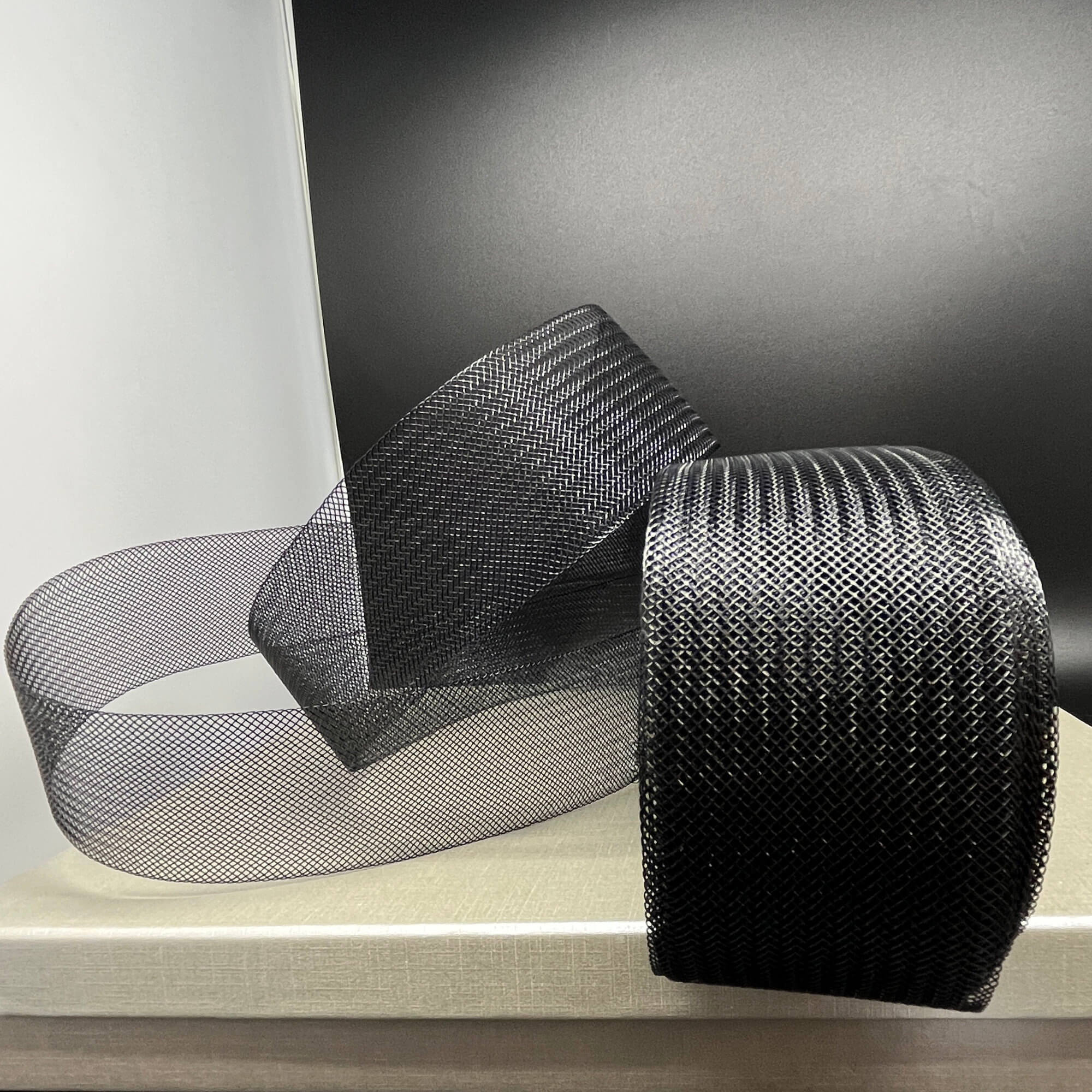 2" Wide Stiff Crinoline Webbing Horsehair Trim Braid | Crinoline Trim for Dress Hems, Millinery & Costume Design | Lace USA - Horse Hair 2" Wide