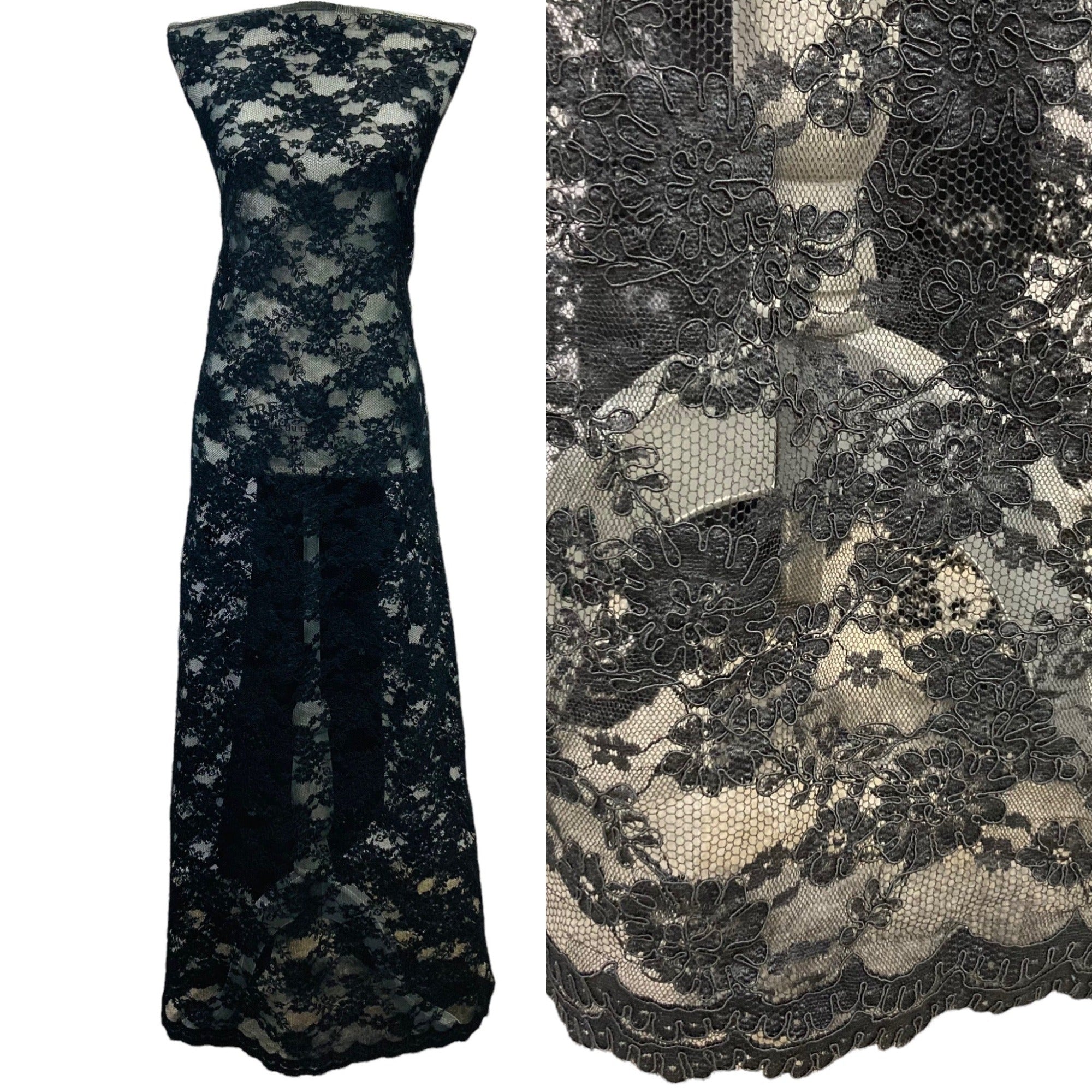 Corded Bridal Lace Fabric for Wedding, Quinceañera & Festa Dresses | Lace USA - 95994W