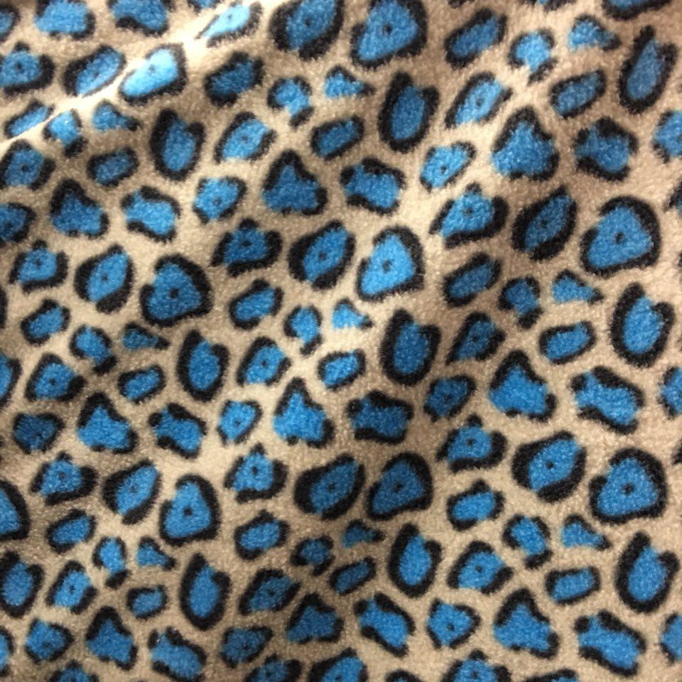 Leopard Print Fleece Fabric | Spandex Palace