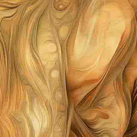 Brown Horizons Ombre Wave Cotton 44"/45" Fabric Per Yard