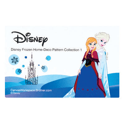 Brother ScanNCut Disney Frozen Home Deco Collection #1 - 27 Patterns