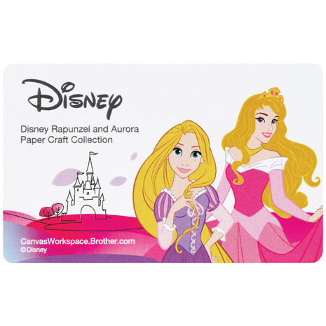 Brother ScanNCut Disney Rapunzel & Aurora Paper Design Collection - 30 Patterns