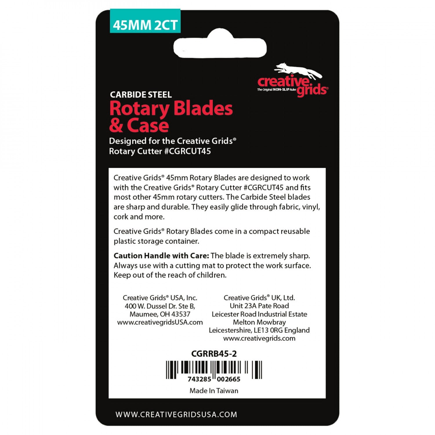 Creative Grids 45mm Replacement Rotary Blade