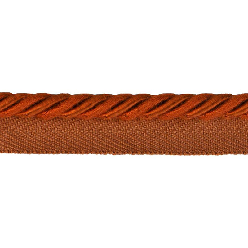Colors Collection - 1/4" Cord with Lip (25 Yard Roll) - BC-10008-118 Burnt Orange