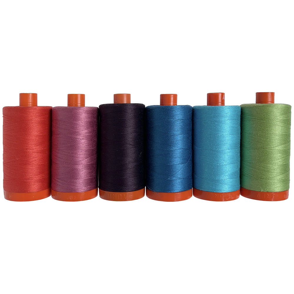 Aurifil Chromatic 6 Spool Thread Collection