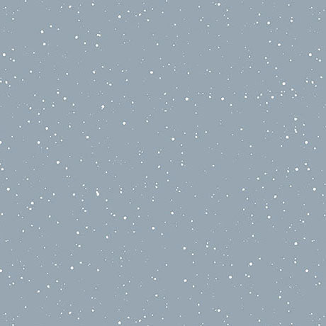 Dusty Blue Modern Refinement Splatter Blender Cotton 43"/44" Fabric Per Yard