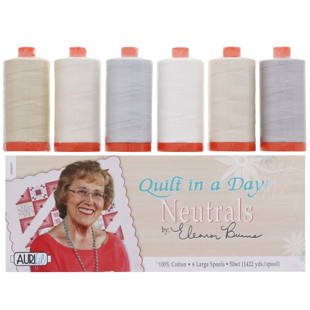 Aurifil, 6 Spool, Quilt in a Day Thread Collection - 1422yds (50wt)