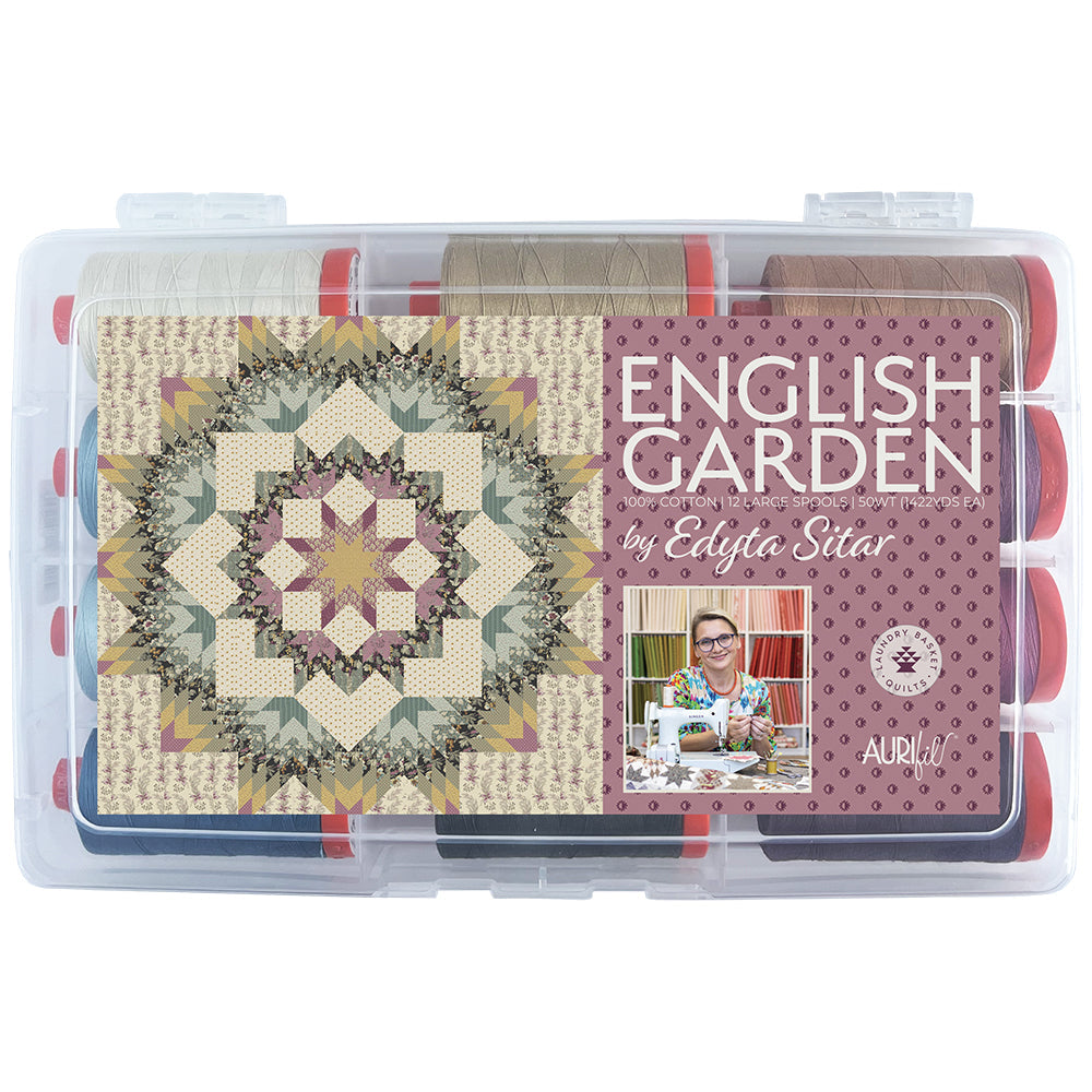 Aurifil English Garden 12 Spool Thread Collection
