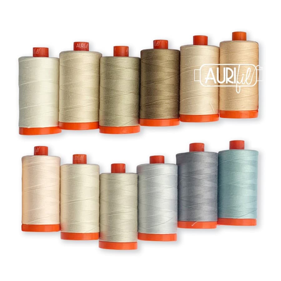 Aurifil 50wt Signature Style Thread Collection (12 Spools)
