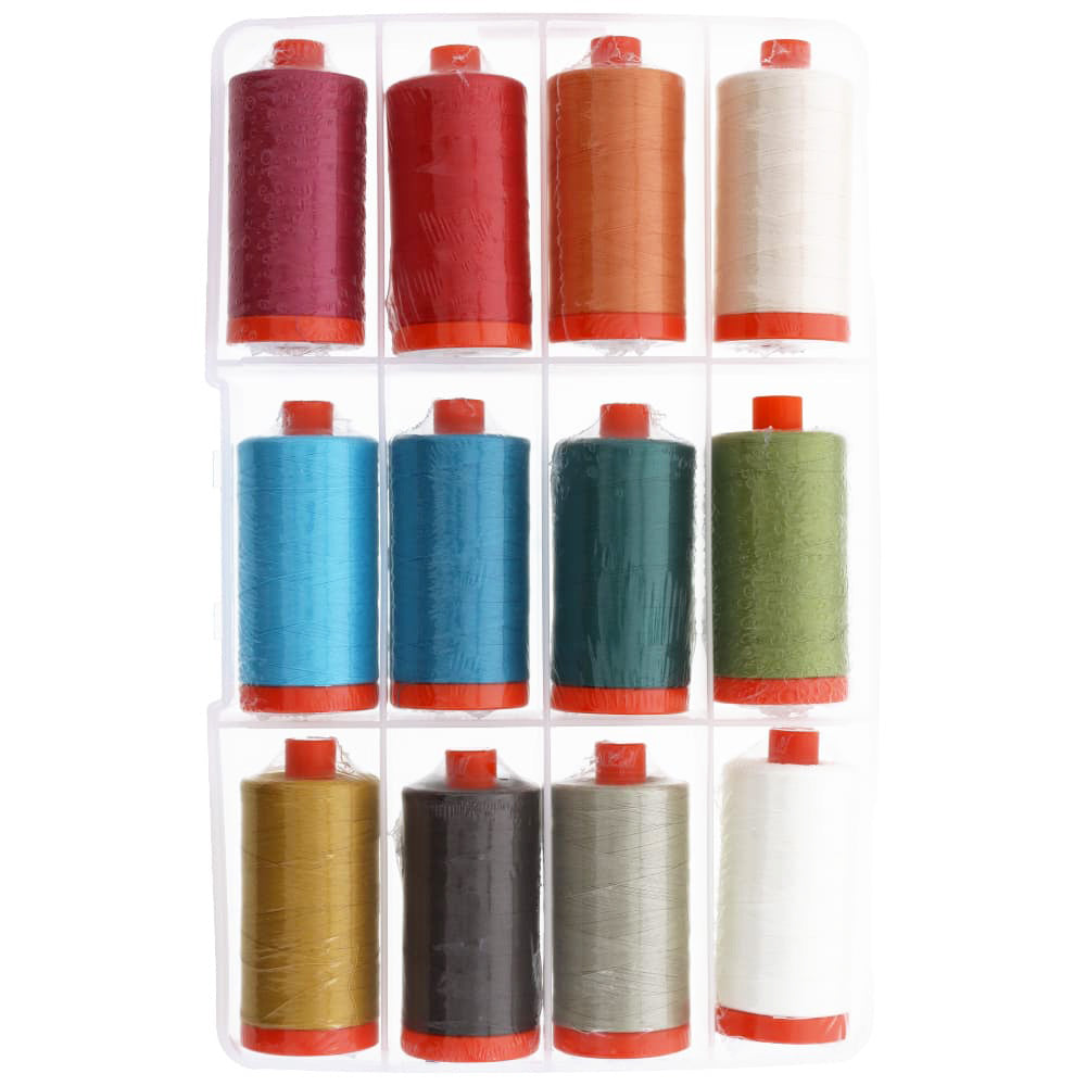 Aurifil 50wt Secret Stash Thread Collection - 12 Spools