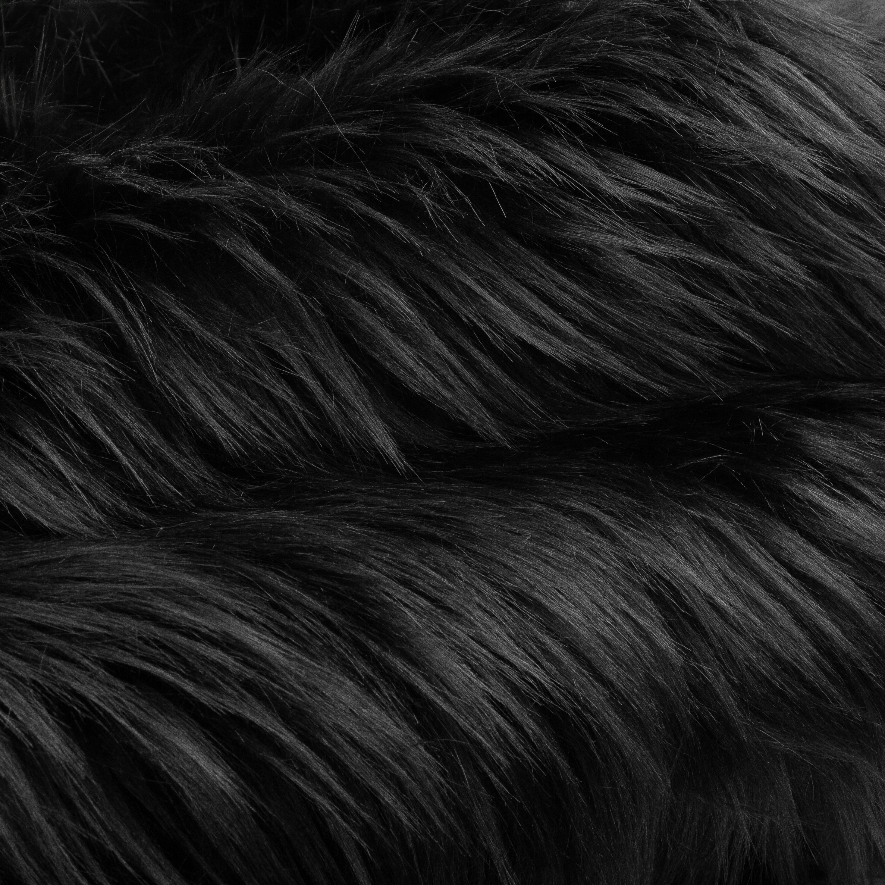 Faux Fur Fabric (2–4 Yards) Bulk – Shaggy Plush Long Pile, 60" Wide