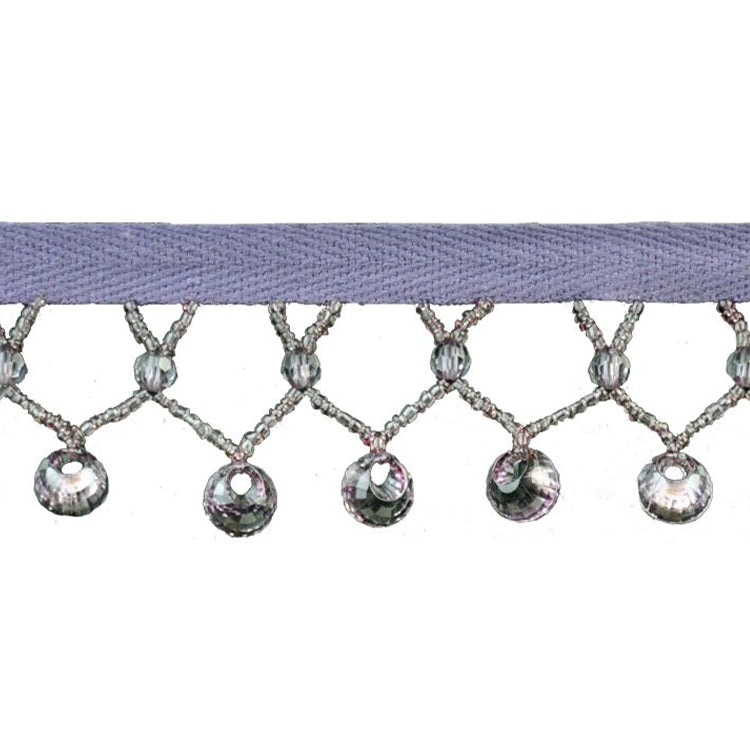 Fantasia Collection - 1 3/4" width BEADED FRINGE (10 Yard Roll) - BB-921-21 Lilac