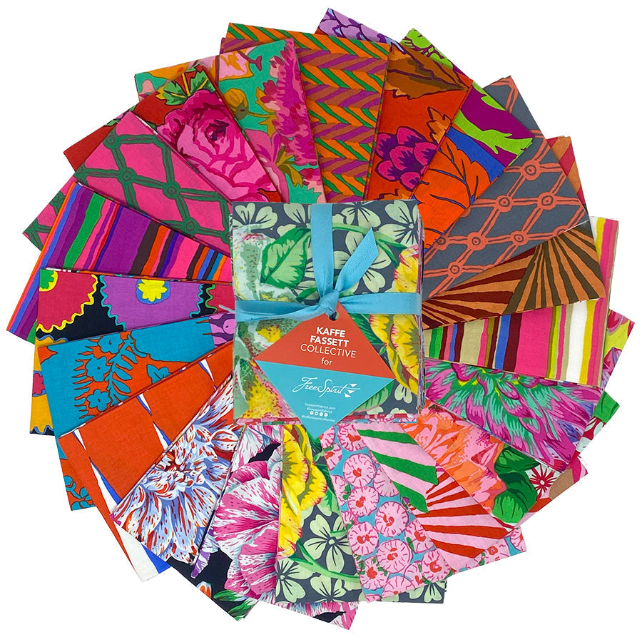 February 2026 Warm Fat Quarter Bundle 18"x21" 20pcs Kaffe Fassett