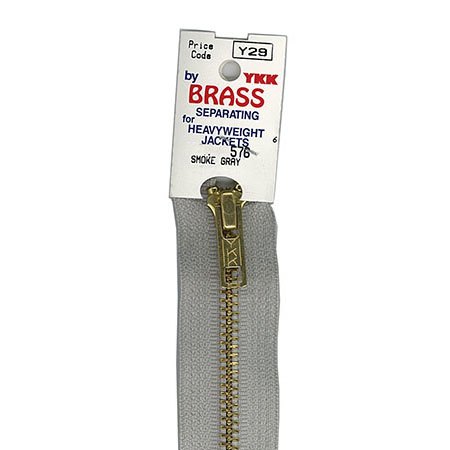 Brass Separating Zipper, YKK #GO-