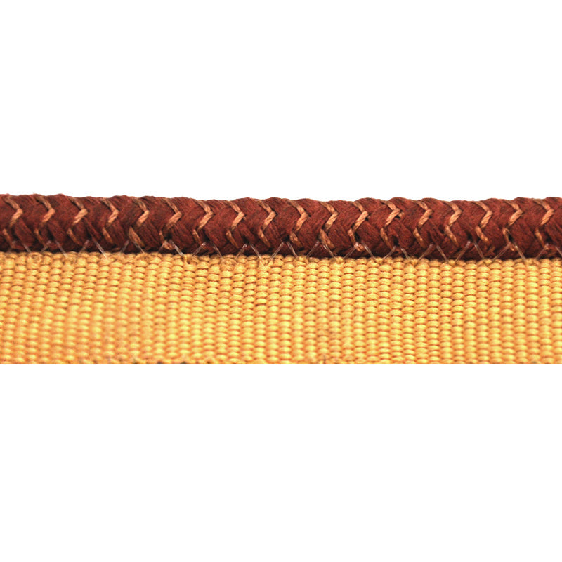 Godiva Collection - 1/4" Width PIPING CORD with LIP (50 Yard Roll) - BC-10099-18/16 Sable and Rust