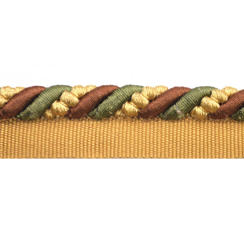 Godiva Collection - 3/8" Width CORD with LIP (50 Yard Roll) - BC-10097-18/16 Sable and Rust