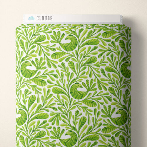 Grass Margot Birds and Branches Cotton 44/45 Fabric Per Yard