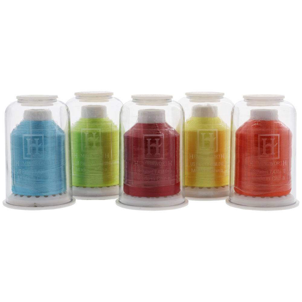 Hemingworth Pastel Tones Embroidery Thread - 1000m