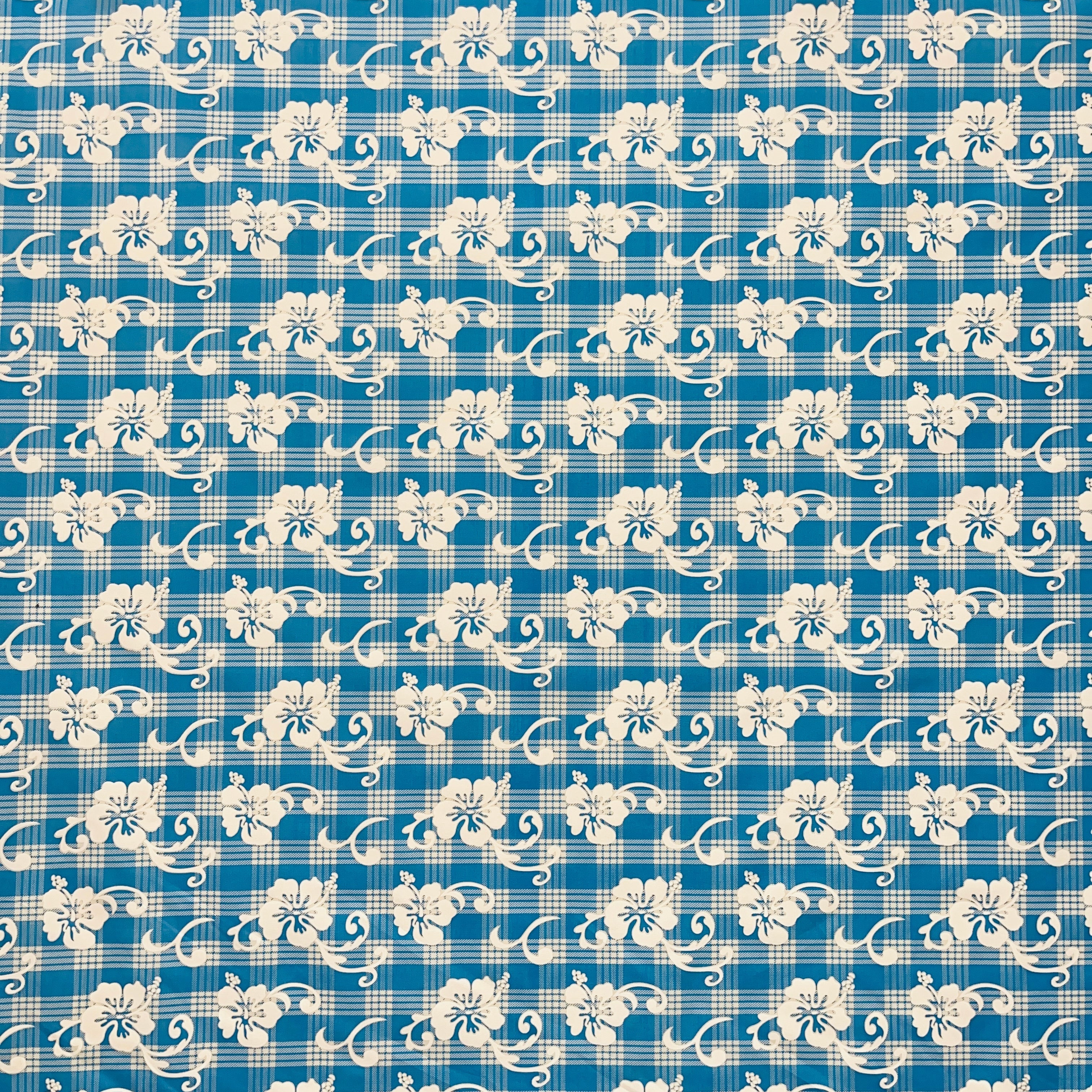 Hibiscus Palaka Cotton Fabric | Islands Fabric
