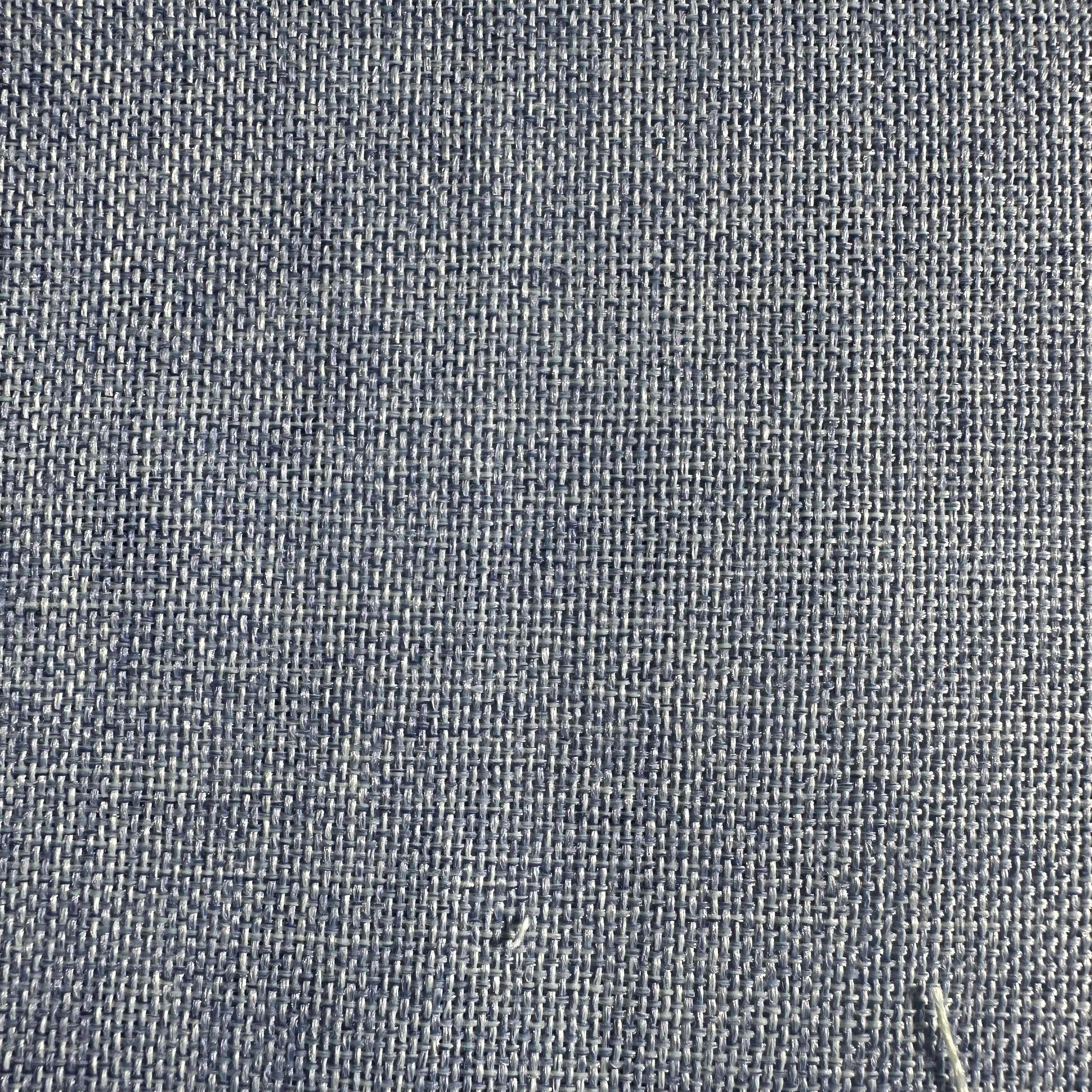 Vintage-Inspired Linen Burlap: Polyester Fabric Blue