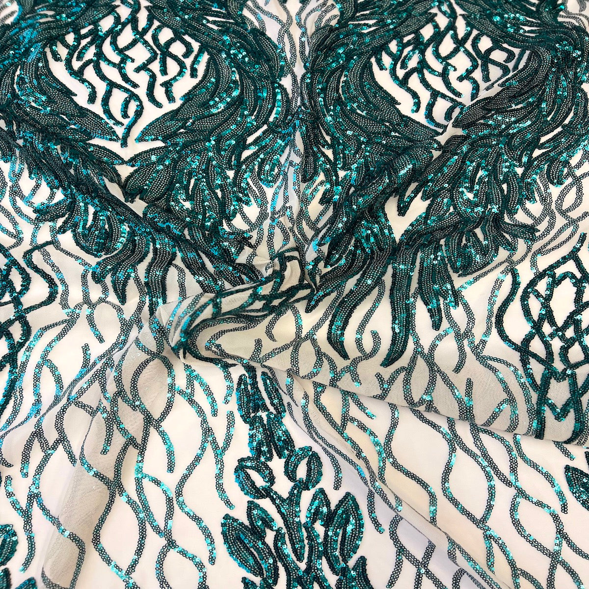 Lioness Stretch Sequins Fabric