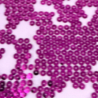 Nugget Embroidered Sequin Mechanical Stretch Mesh | Spandex Palace Gold pink Fuchsia
