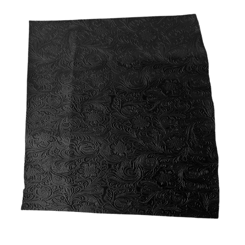 Western Floral PU Faux Leather Vinyl Fabric | Spandex Palace