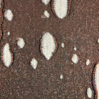 Tiny Foil Shadow Ghost Hole Mechanical Stretch | Spandex Palace Red