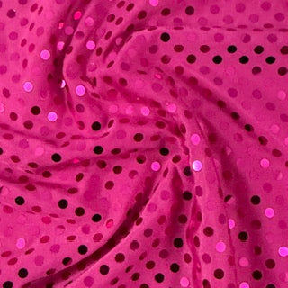 Soft FDY Glued Sequin Polyester Spandex Fabric | Spandex Palace
Fuchsia